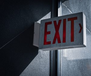 Emergency exit plan